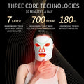 LED Face Mask Light Therapy Device +  Facial Mask